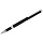 Ручка-роллер Delucci «Classico», черная, 0.6мм, цвет корпуса - черный/хром, поворот., подар. уп. 