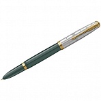 Ручка перьевая Parker «51 Forest Green GT» темно-синяя, 0.4мм, подарочная упаковка