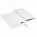 превью Блокнот-скетчбук А5 (130×210 мм), BRAUBERG ULTRA, под кожу, 80 г/м2, 96 л., без линовки, голубой