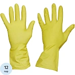 Перчатки резиновые AVIORA (402-569) р. XL 12пар/уп