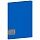 Папка с пружинным скоросшивателем Berlingo «Soft Touch», 17мм, 700мкм, синяя, с внутр. карманом