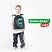 превью Ранец BRAUBERG KIDS START, 1 отделение, 2 кармана, «Green ball», 35×26х13 см