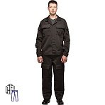 Костюм охранника ло32-КБР черный (52-54) 170-176