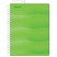 превью Бизнес-тетрадь Attache Waves (А5, 100л, клетка, спираль, закладка, зеленый)