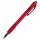 Ручка шариковая автоматическая с грипом BRAUBERG SUPER, СИНЯЯ, корпус красный, узел 0.7 мм, линия письма 0.35 мм