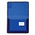превью Папка на резинках BRAUBERG, широкая, А4, 330×240 мм, синяя, до 500 листов, 0.6 мм