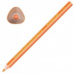 Карандаш цветной утолщенный STAEDTLER «Noris club», 1 шт., трехгранный, грифель 4 мм, оранжевый