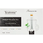 Чай черный индийский TEATONE в металл. стике, 100шт/уп. 1246