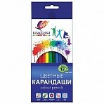 Карандаши цветные Луч Классика 12 цветов шестигранные