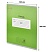 превью Тетрадь школьная А5, 18 л. линия, Интенсив Зеленый, 10шт/уп арт.1711059