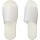 Тапочки одноразовые махровые открытый мыс подошва пенополиэтилен 5 мм белые Стандарт 100 пар в упаковке