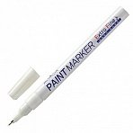 Маркер-краска лаковый MUNHWA «Extra Fine Paint Marker», БЕЛЫЙ, 1 мм, нитро-основа