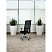 превью Кресло для руководителя Комус Мебель (Easy Chair) 577 чёрное (экокожа/сетка/ткань, металл хромированный)
