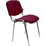 Стул EChair Rio "ИЗО" (ткань бордо, каркас хром)