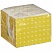 превью Салфетки бумажные Перышко 2-слойные желтые 24х24 см 85 штук в упаковке