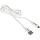 Кабель ProMega U152, 2.4A, 1м, USB - Micro-USB, TPE, белый