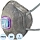 Полумаска фильтрующая PHSV 2011 с кл FFP1 до 4ПДК, (XL) 10шт/уп