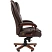 превью Кресло для руководителя Chairman 408 коричневое (натуральная кожа с компаньоном, металл с деревянными накладками)
