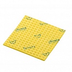 Салфетки хозяйственные Vileda Professional Бризи микрофибра 35.5×35 см жёлтые 25 штук в упаковке (арт. производителя 161618)