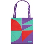 Сумка-шоппер Berlingo «Neonometry» 39×34см, 1 отделение, полиэстер