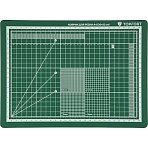 Коврик для резки TOPFORT 3х-слойный А4 (30×22см),2х-сторонний, зеленый
