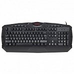 Клавиатура проводная игровая SONNEN Q9M, USB, 104 клавиши + 10 мультимедийных, RGB подсветка, черная