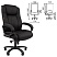 превью Кресло офисное Chairman CH 410, НАГРУЗКА до 180 кг, пружинный блок в сиденье, ткань SX, черное