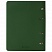 превью Тетрадь на кольцах 120 л. BRAUBERG А5 «Joy», под фактурную кожу, зелёный/светло-зелёный, 129991