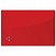 превью Доска магнитно-маркерная стеклянная, красная, 60×90 см, 3 магнита, BRAUBERG