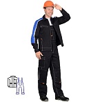 Костюм рабочий летний муж л34-КПК т. син/вас(100%х/б) р.48-50/170-176 (Джет)