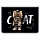 Папка для труда 2 отделения, А4, ArtSpace «Cat life», пластик, на молнии