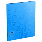 Папка с 20 вкладышами Berlingo «Neon», 17мм, 1000мкм, голубой неон, с внутр. карманом