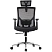 превью Кресло для руководителя Riva Chair Step чёрное (сетка/ткань, металл)