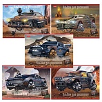 Альбом для рисования А4 16 л., скоба, обложка картон, HATBER, 205×290 мм, «Дизельпанк», 085167