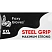 превью Перчатки одноразовые Steel Grip нитриловые неопудренные особопрочные черные (размер XXL, 100 штук/50 пар в упаковке)