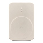 Внешний аккумулятор SOLOVE (Mi) W12 5000mAh MagSafe 20W QC+PD 3A, бежевый