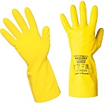Перчатки защитные латекс Lakeland Natrasol ER18F цв. желтый р.8
