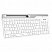 превью Клавиатура A4Tech Fstyler (FBK25 WHITE) белый/серый USB беспроводн/BT/Radio