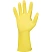 превью Перчатки латексные резиновые желтые р-р L ЭКОНОМ (10 пар/уп)