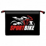Папка для труда на молнии BRAUBERG А4, 2 отделения, органайзер, «Sport bike»