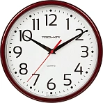Часы настенные Troyka 91931912 вишневые