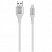 превью Кабель Smartbuy Gear, USB2.0 (AM) - 8pin, Lightning(M), для Apple, в резиновой оплетке, 2A output, 1м, белый