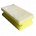 превью Губки для мытья посуды TERSO Т121 поролоновые 130×70×44 мм 8 штук в упаковке желтые