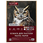 Бумага для пастели ФАКТУРНАЯ, А3, в коробке, 36 листов, 12 цветов, 270 г/м2, BRAUBERG ART