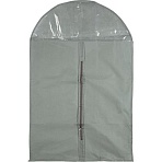 Чехол для одежды из спанб. Luscan с прозр. верхом, 60×90см, серый, HD-HH004