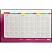 превью Коврик на стол Attache 59×38см с прозрачным листом календарь на текущий год