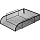 Лоток для бумаг горизонтальный Attache (надстраиваемый, металлическая сетка, высота 83 мм, черный)
