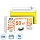 Конверт Packpost E65 (110x220 мм) 90 г/кв.м зелёный стрип (50 штук в упаковке)