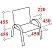превью Конференц-кресло Easy Chair Samba Black чёрный/орех (экокожа, металл чёрный)
