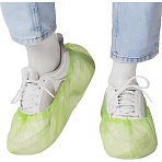 Бахилы п/э Elegreen зеленые, арт. ГППНД-8/1р-З, 2.2 г,1000 пар/уп